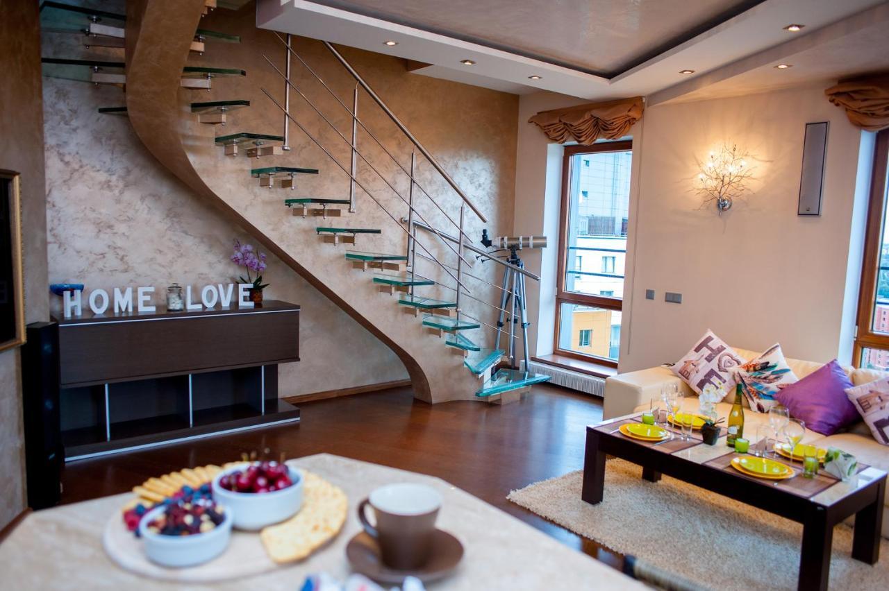 Skyhouse Riga Amazing Penthouse And Spa Bagian luar foto